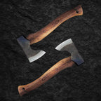 Viking Nord-Axt DRAKSLICE im Doppel – handgeschmiedete Wikinger-Äxte mit robustem Holzstiel