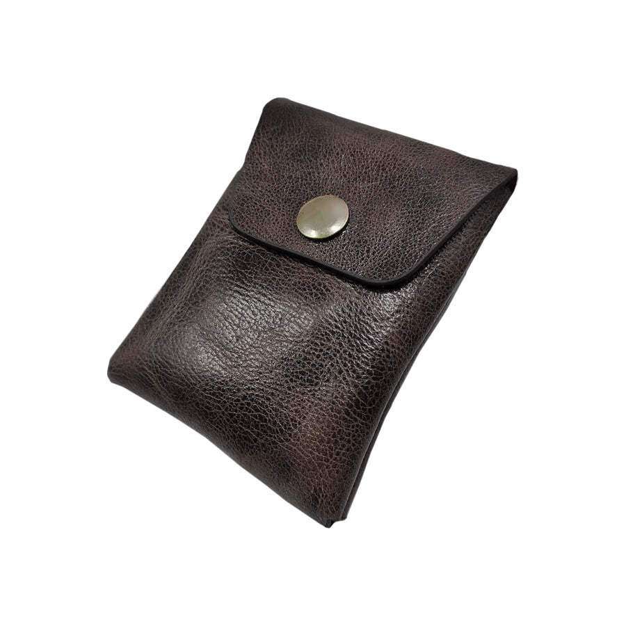 Wikinger Ledertasche | Schwarz – kleine Echtledertasche, rustikal und langlebig