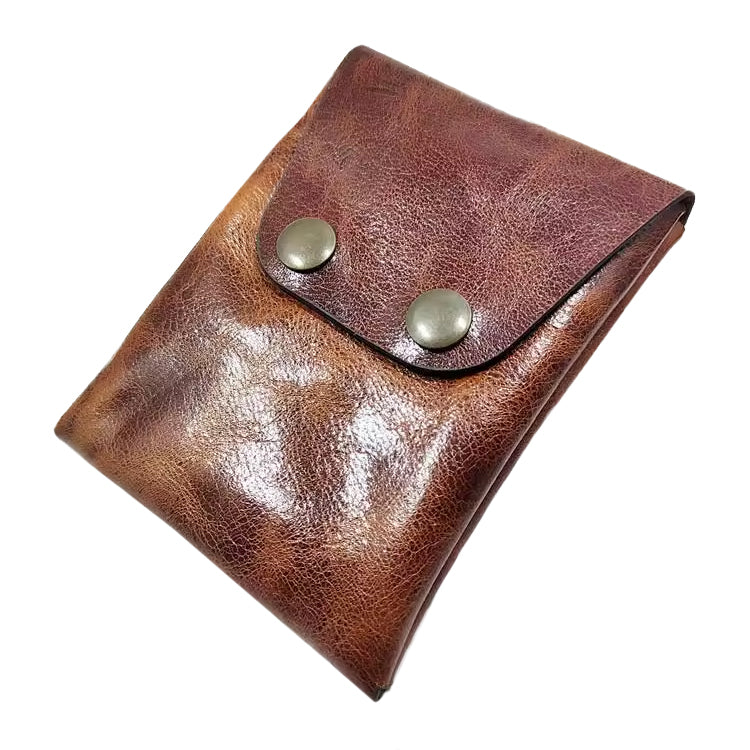 Wikinger Ledertasche | Braun – rustikales Leder mit Patina, authentisches Wikinger-Zubehör