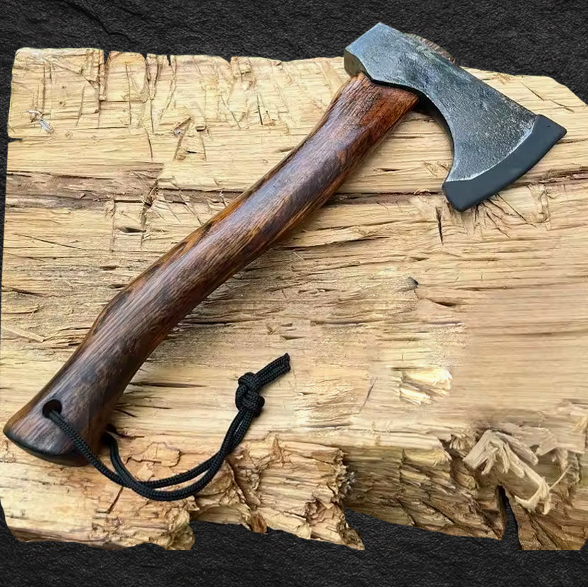 Nordaxt BLODOX mit schwarzem Axtkopf – Wikinger Stil