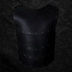 Wikinger Rüstung Drakkar – schwarze Lederrüstung für LARP und Reenactment