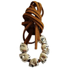 Wikingerin Leder-Haarband | SKULLS