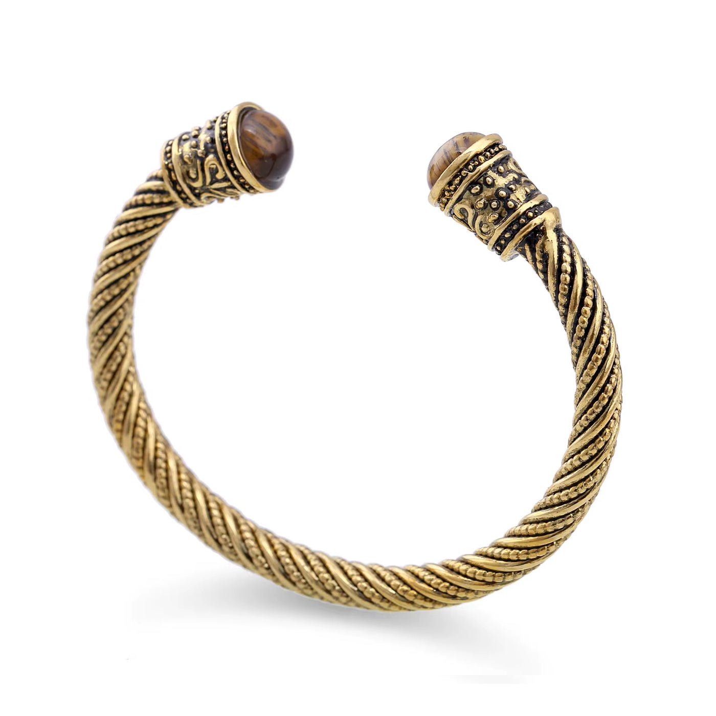 Wikinger Armring Damen FREYA in Gold und Silber – Vergleich der Farbvarianten