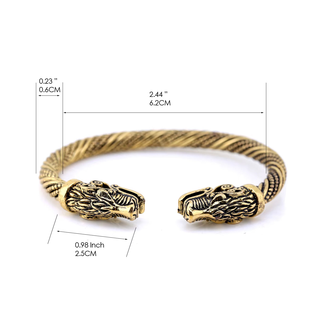 Wikinger Armring Damen FREYA in Silber – Grössenübersicht und Produktdetails